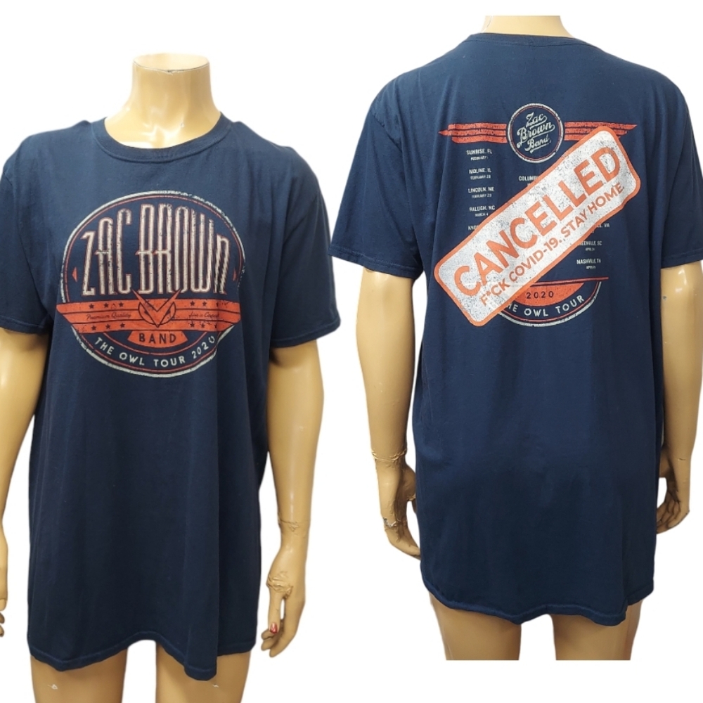 Zac Brown The Owl Tour Covid Cancelled Band Tee TShirt Unisex